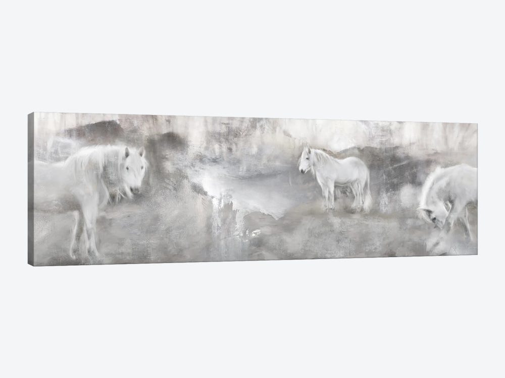 White Mares Landscape by Katrina Jones 1-piece Canvas Wall Art