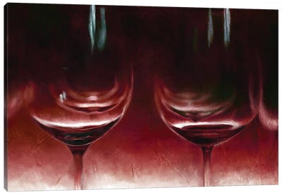 Burgandy Wine Canvas Art Print - Katrina Jones