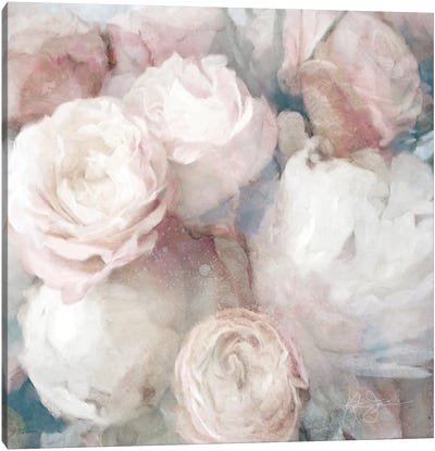 English Rose Garden Canvas Art Print - Granny Chic