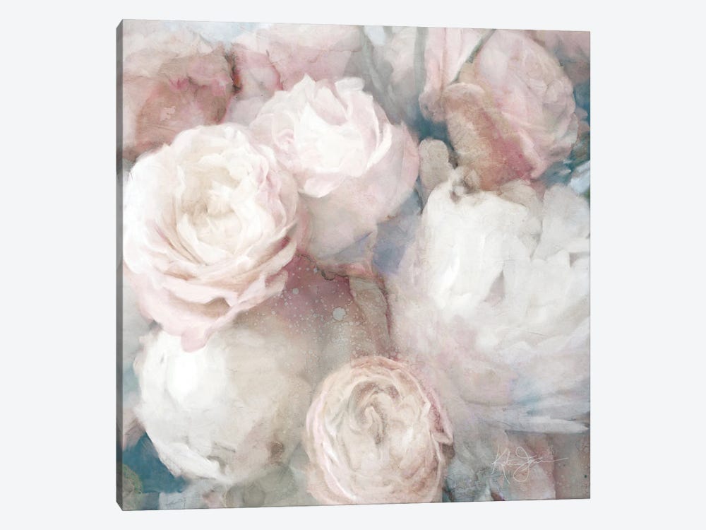 English Rose Garden by Katrina Jones 1-piece Canvas Artwork