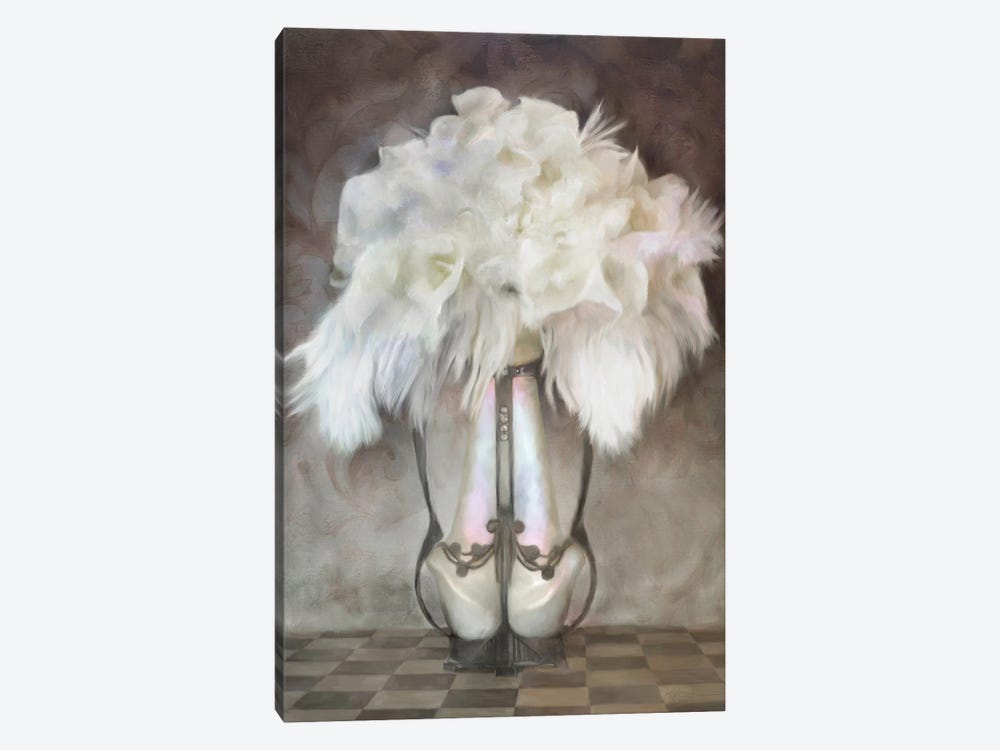 White Feather Deco Bouquet by Katrina Jones 1-piece Art Print