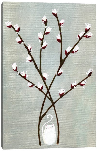 Sophie's Willow Canvas Art Print - Willow Tree Art