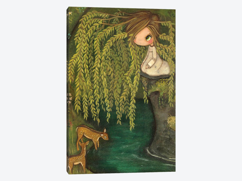 Weeping Willow by Kelly Ann Kost 1-piece Canvas Artwork