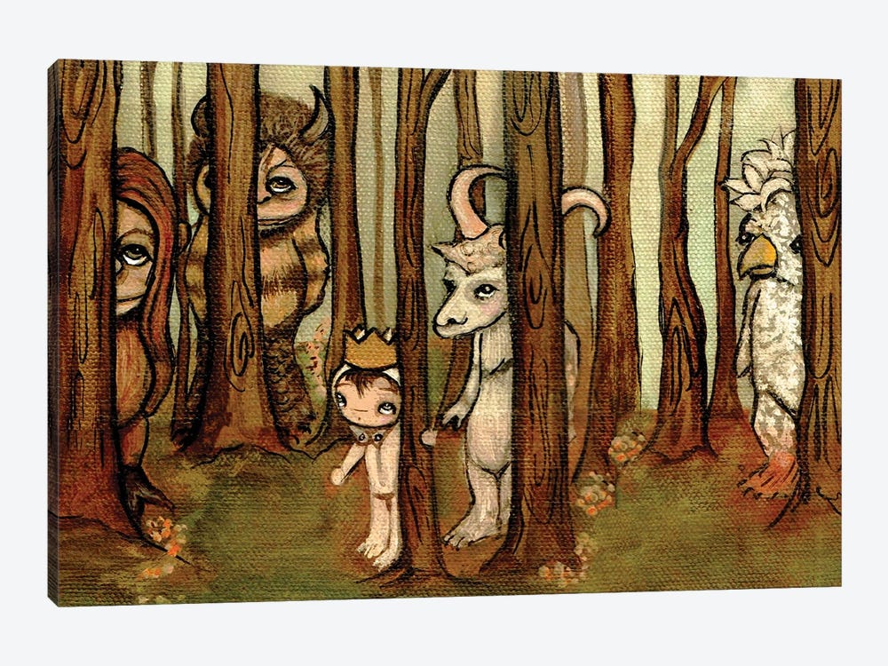 Wild Forest by Kelly Ann Kost 1-piece Art Print