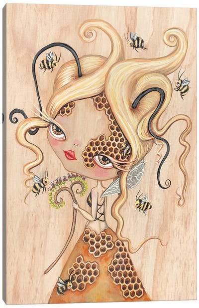 Queen Bee Canvas Art Print - Kelly Ann Kost