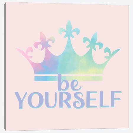 Be Yourself Canvas Print #KAL1005} by Kimberly Allen Art Print