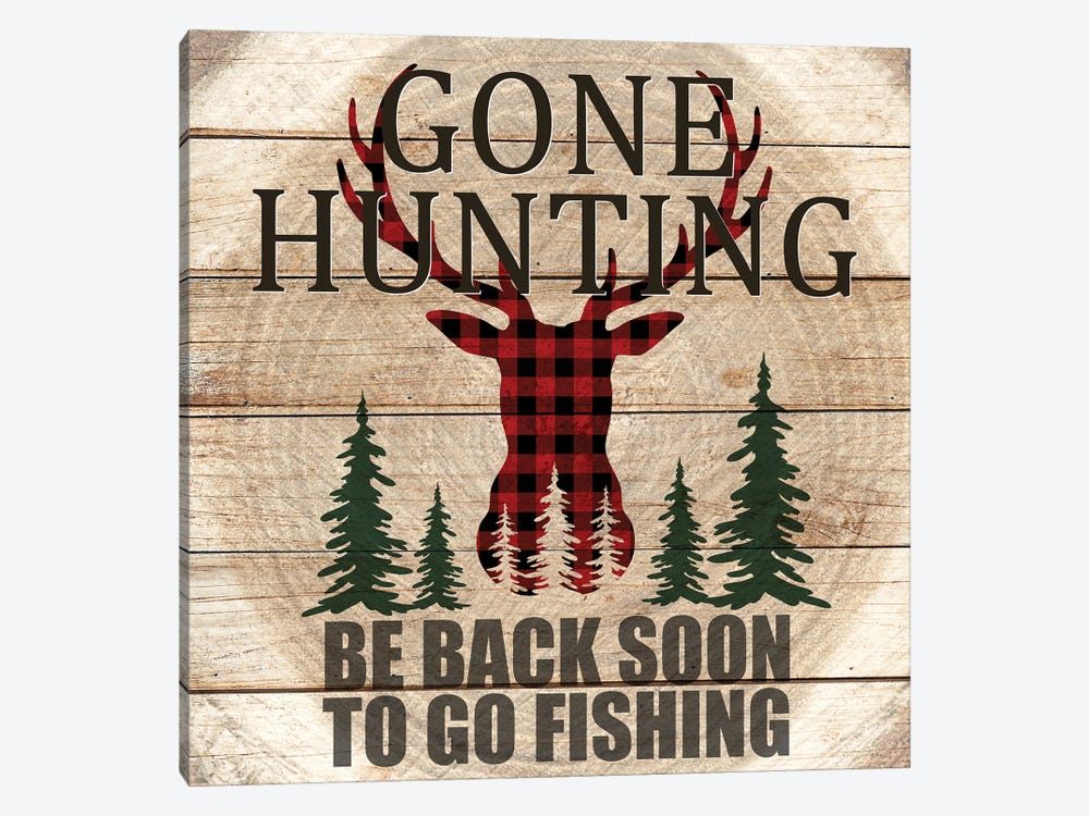 Gone Hunting by Kimberly Allen 1-piece Canvas Print