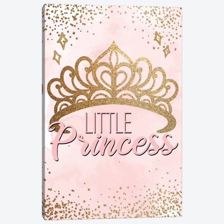 Little Princess Pink I Canvas Print #KAL1058} by Kimberly Allen Canvas Print