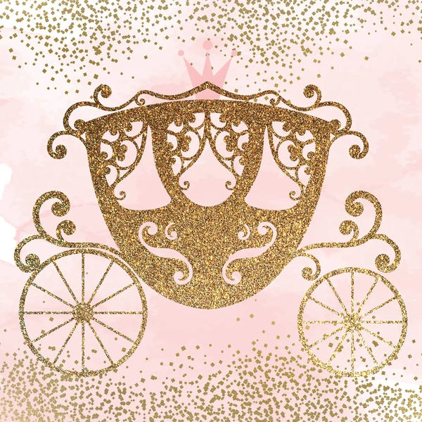 Kids Transportation Art: Little Princess Pink III by Kimberly Allen