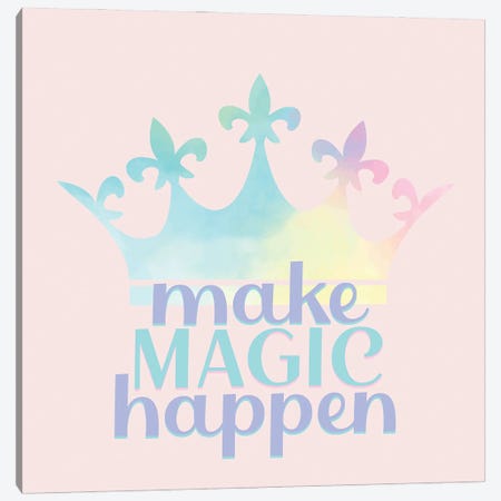 Make Magic Happen Canvas Print #KAL1070} by Kimberly Allen Canvas Print