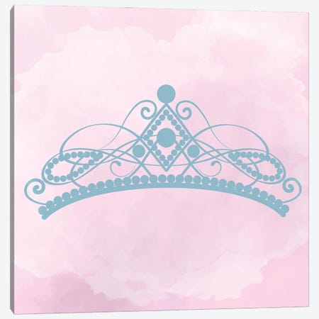 Princess Crown I Canvas Print #KAL1086} by Kimberly Allen Art Print
