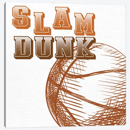 Slam Dunk Canvas Print #KAL1095} by Kimberly Allen Canvas Art