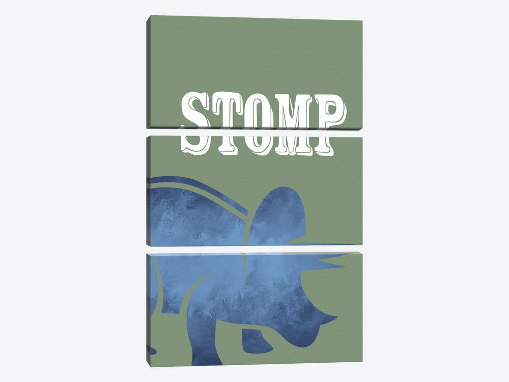 Stomp I by Kimberly Allen 3-piece Canvas Artwork