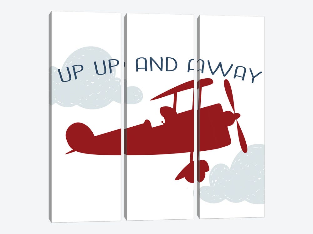 Up I by Kimberly Allen 3-piece Canvas Art
