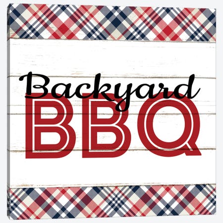 Backyard BBQ Canvas Print #KAL1128} by Kimberly Allen Canvas Print