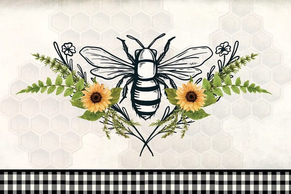 Fine Art Print: Bee Flower by Kimberly Allen
