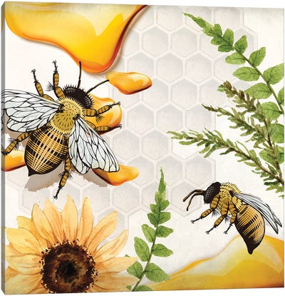 Bee Keep II Canvas Art Print - Kimberly Allen