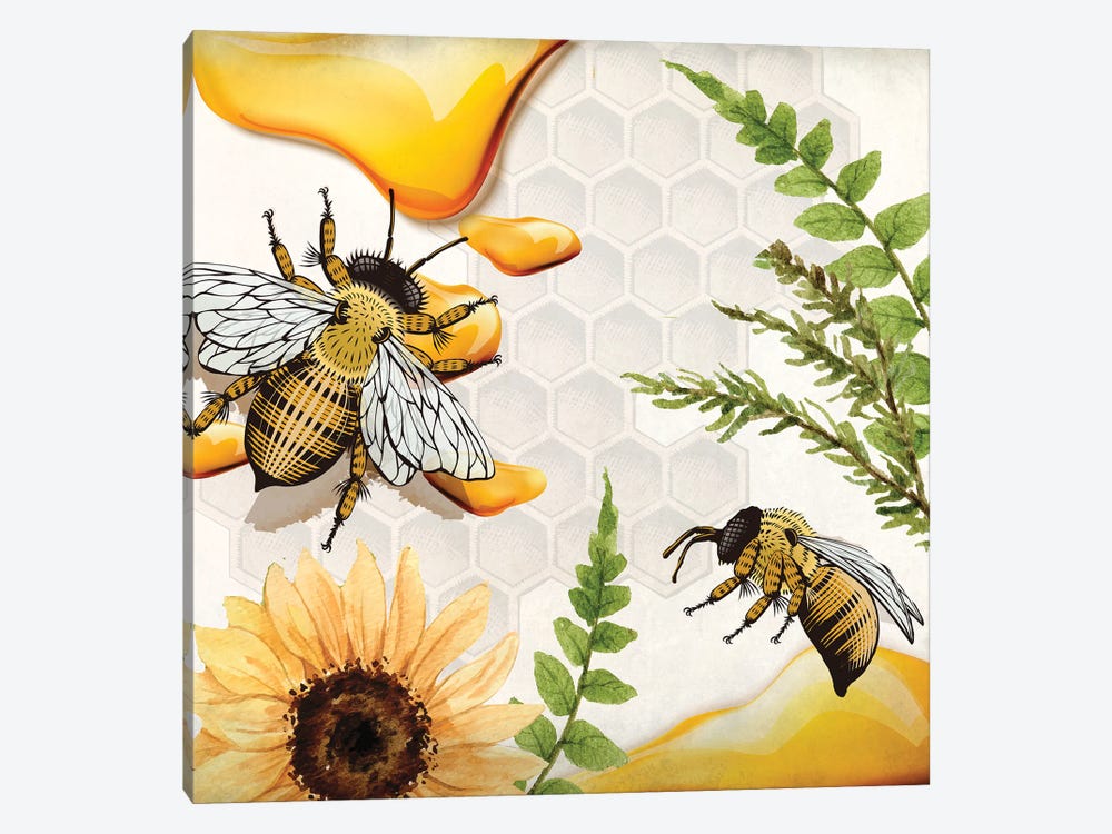 Bee Keep II by Kimberly Allen 1-piece Canvas Print