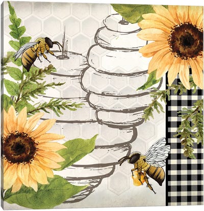 Bee Keep III Canvas Art Print - Kimberly Allen