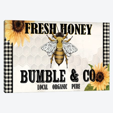Fresh Honey Canvas Print #KAL1150} by Kimberly Allen Canvas Art