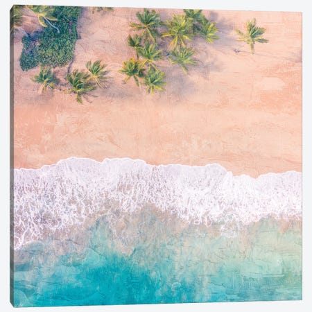 Pink Sands Canvas Print #KAL1159} by Kimberly Allen Canvas Art