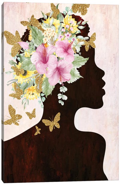 Butterfly Flight I Canvas Art Print - Kimberly Allen