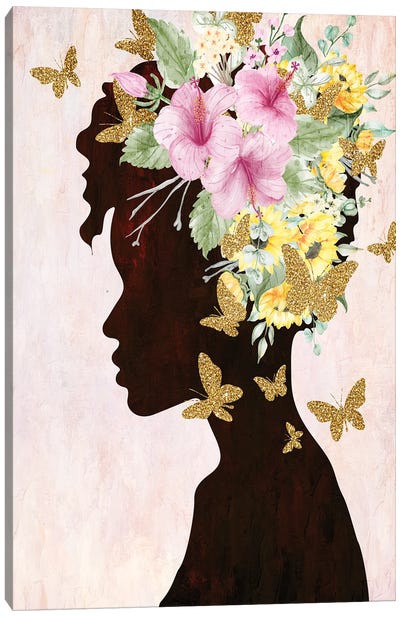 Butterfly Flight II Canvas Art Print - Kimberly Allen