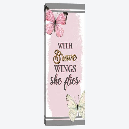 Wings I Canvas Print #KAL1228} by Kimberly Allen Canvas Artwork