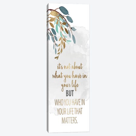 What Matters I Canvas Print #KAL1231} by Kimberly Allen Canvas Art Print