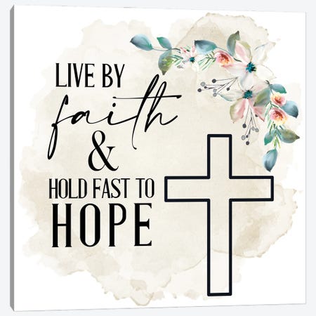 Hold Fast To Hope Canvas Print #KAL1240} by Kimberly Allen Canvas Art