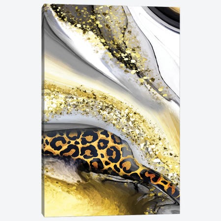 Agate Leopard I Canvas Print #KAL1260} by Kimberly Allen Canvas Wall Art