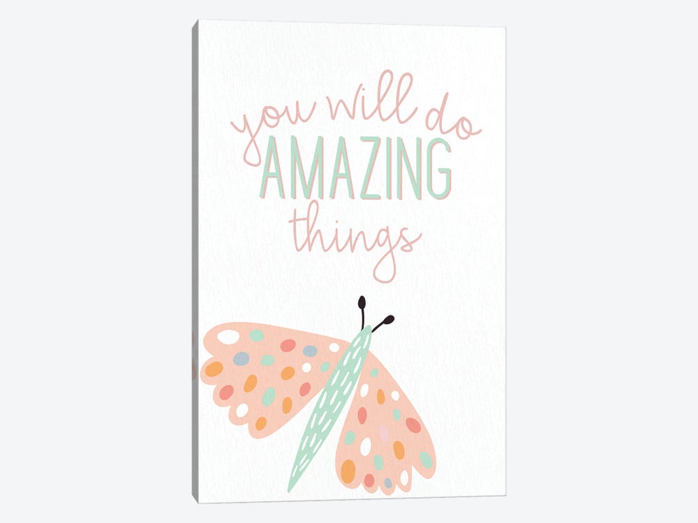 Amazing Things I by Kimberly Allen 1-piece Canvas Art