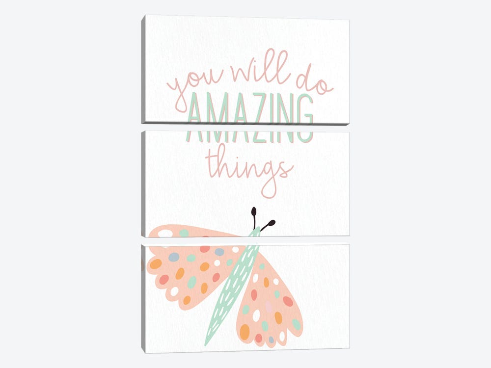 Amazing Things I by Kimberly Allen 3-piece Canvas Art