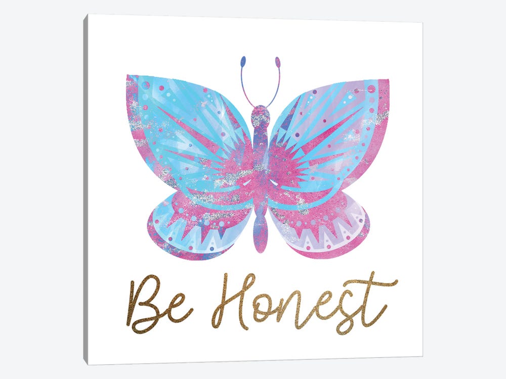 Be Butterflies V by Kimberly Allen 1-piece Canvas Print