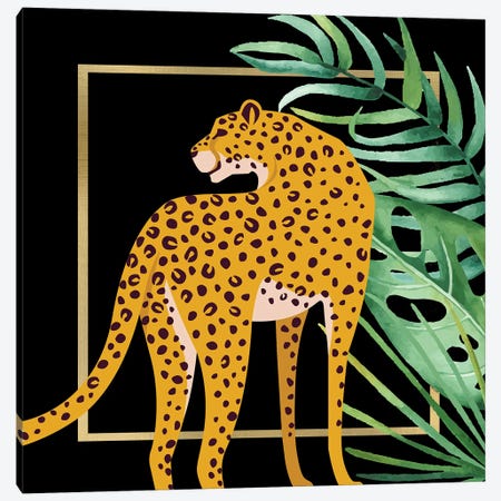 Be Wild Leopard II Canvas Print #KAL1271} by Kimberly Allen Canvas Art Print
