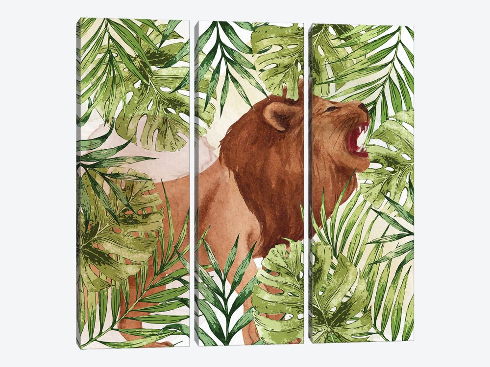 Big Cats II by Kimberly Allen 3-piece Canvas Art Print