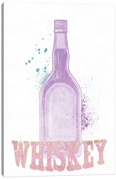 Bottles IV V2 Canvas Art Print - Whiskey Art