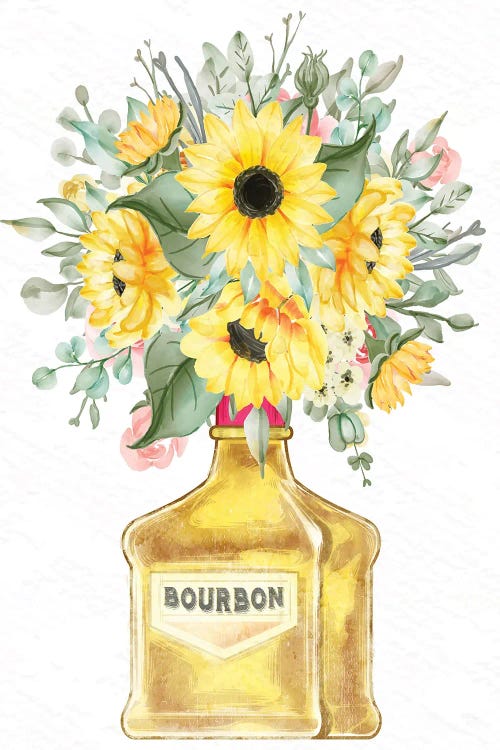 Bourbon Floral by Kimberly Allen wall art