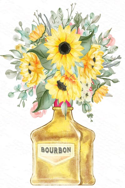 Fine Art Print: Bourbon Floral by Kimberly Allen