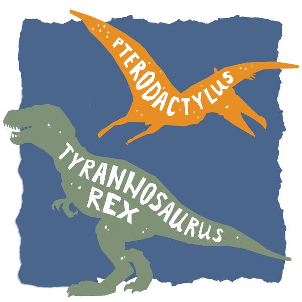 Pterodactyls: Dino Strong II V2 by Kimberly Allen