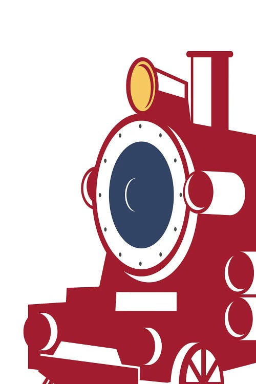 Eat Sleep Trains III by Kimberly Allen wall art