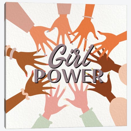 Girl Power II Canvas Print #KAL1305} by Kimberly Allen Canvas Artwork