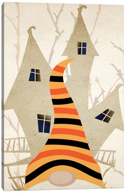 Halloween Gnomes III Canvas Art Print - Stripe Patterns