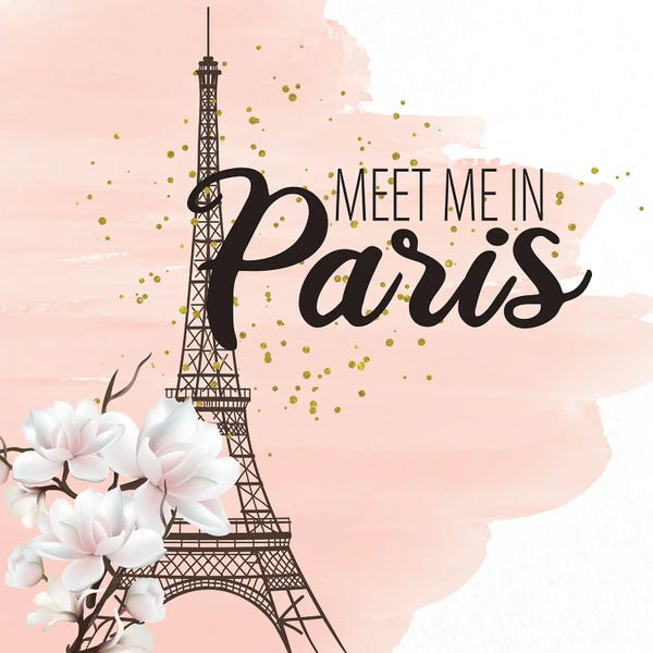 Paris Typography: Magnolia Paris I by Kimberly Allen