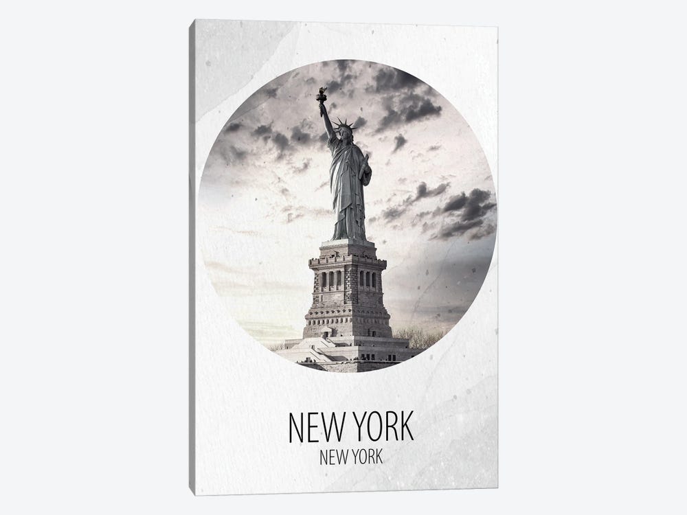 New York New York by Kimberly Allen 1-piece Canvas Print