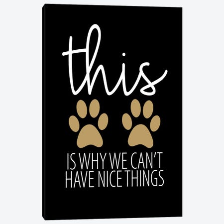 Nice Things Canvas Print #KAL1325} by Kimberly Allen Canvas Art