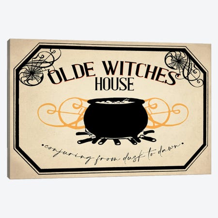 Olde Witches House Canvas Print #KAL1326} by Kimberly Allen Canvas Art
