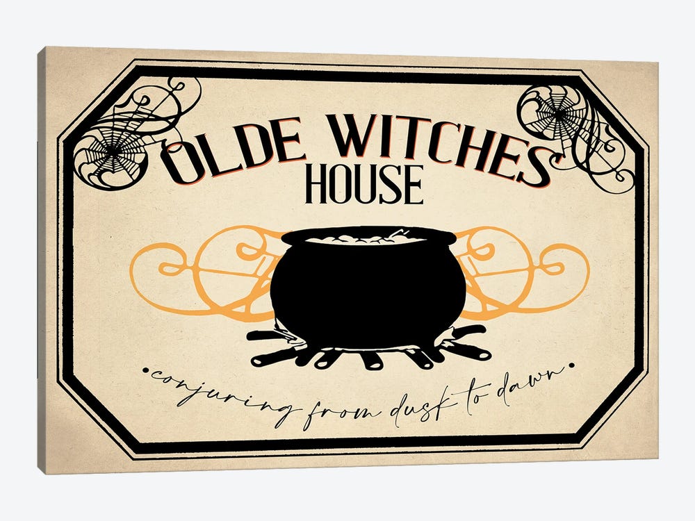 Olde Witches House by Kimberly Allen 1-piece Canvas Print