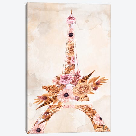 Paris Fall Blooms I Canvas Print #KAL1330} by Kimberly Allen Canvas Art
