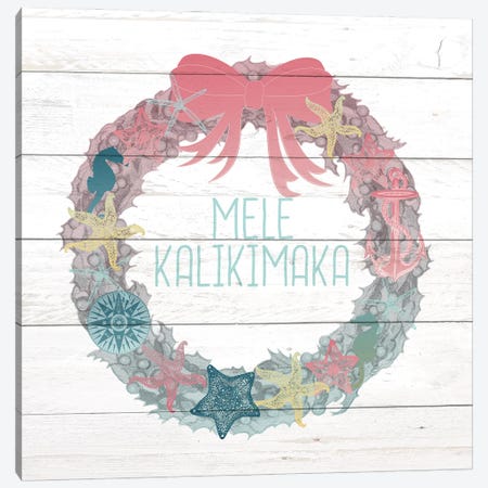 Mele Kalikimaka Canvas Print #KAL133} by Kimberly Allen Canvas Artwork